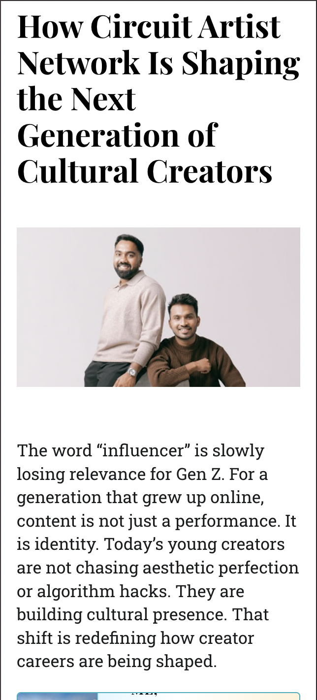 Published story
